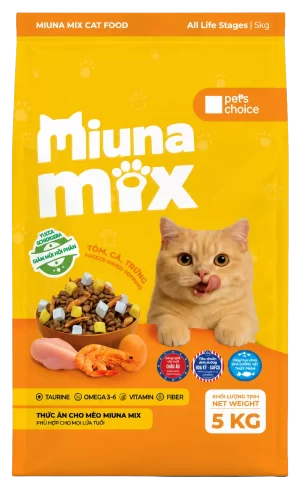 Thức ăn cho Mèo MIUNA MIX - 5kg
